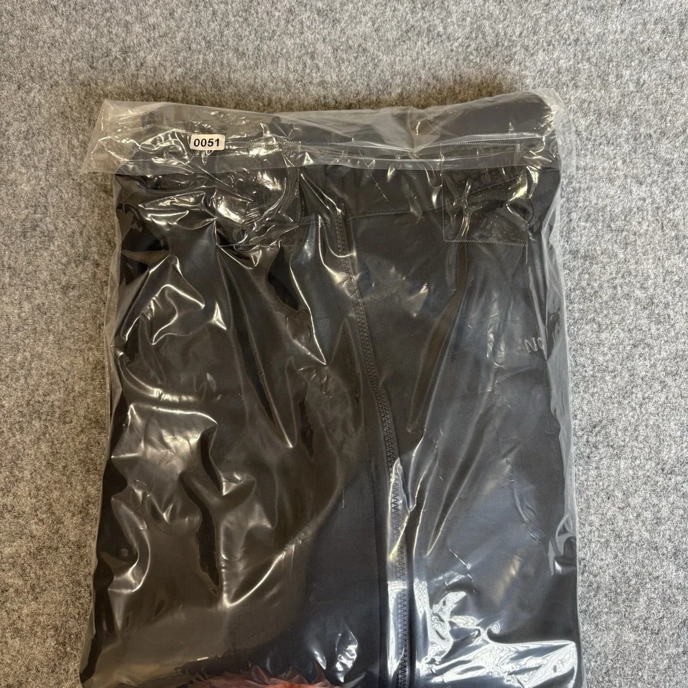 The North Face Jacket Mens‎ Xl Full Zip Up Black Polyester Softshell